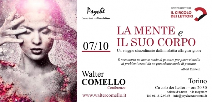 la mente e il suo corpo - 7 ottobre - walter comello