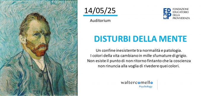 disturbi della mente - 14 maggio - walter comello