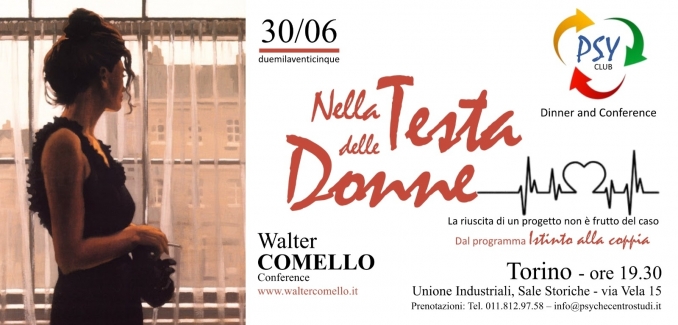 PSY CLUB - Nella testa delle donne - 30 giugno - walter comello