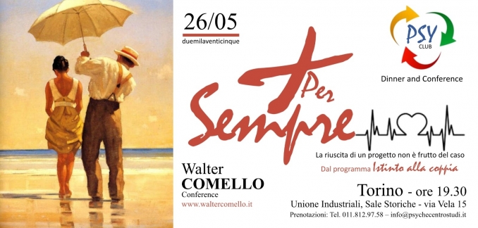 PSY CLUB - per sempre - 26 maggio - walter comello
