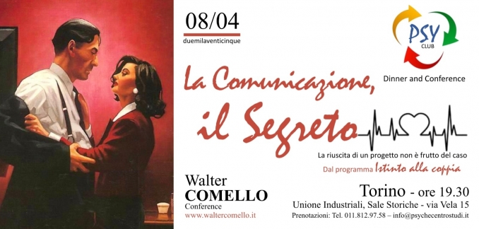 PSY CLUB - la comunicazione, il segreto - 8 aprile - walter comello