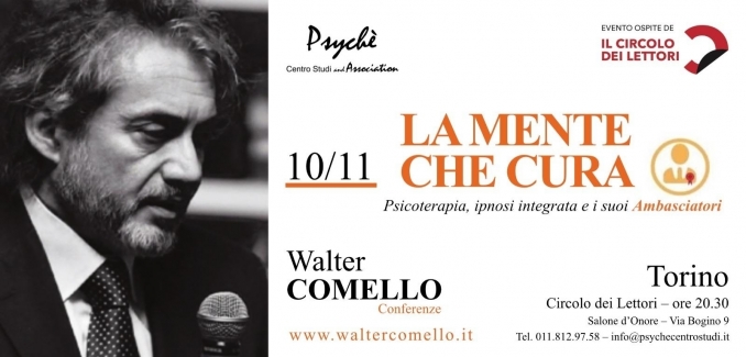 la mente che cura - 10 novembre - walter comello