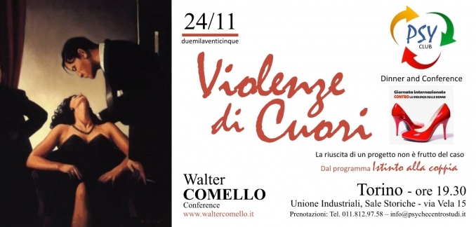 PSY CLUB - Violenze di cuori - 24 novembre - walter comello